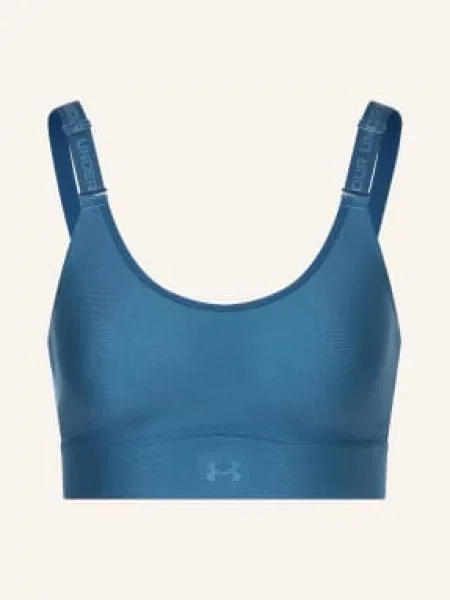 Under Armour Biustonosz Sportowy Ua Infinity Mid Z Siateczką blau