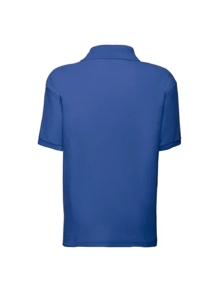 Tricou polo copii Fruit Of The Loom albastru