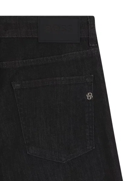 Blugi Boss cu autograf negru