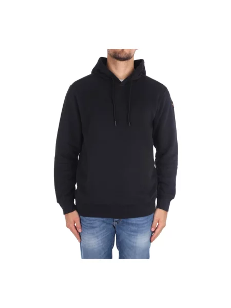 Bluza z kapturem Paul & Shark z kapturem niebieska