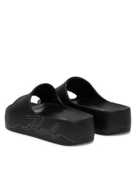 Papucs KARL LAGERFELD Kobo II fekete