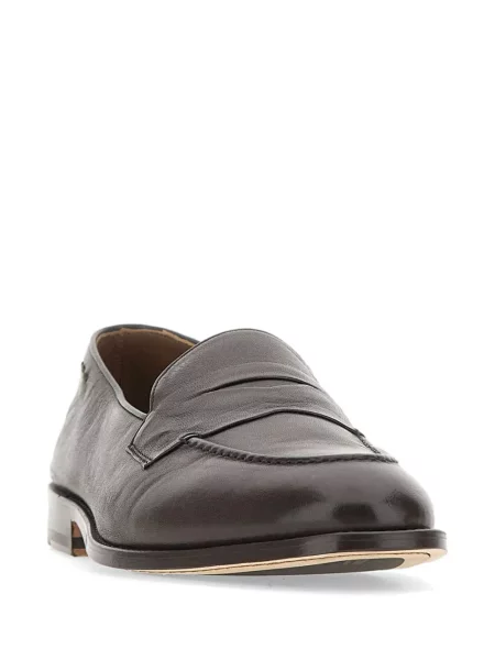 Pantofi loafer Alexander Hotto din piele maro