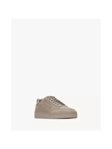 Sneakersy Saint Laurent zamszowe szare
