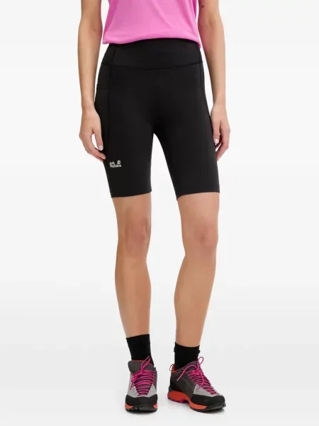Ciclism pantaloni scurți pentru ciclism Jack Wolfskin cu imagine negru