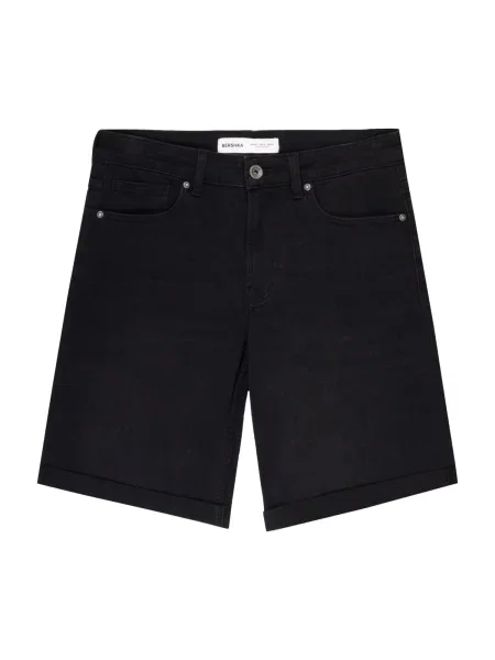 Bershka Džíny džínovina černá