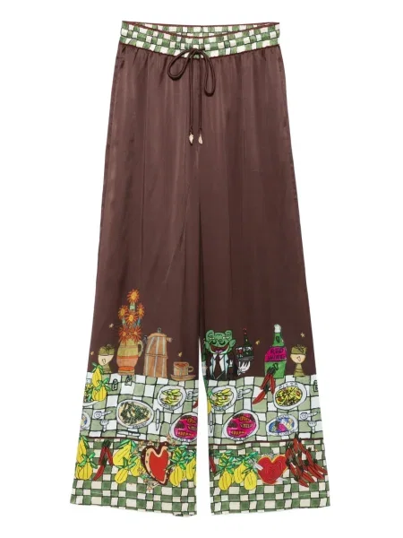 Pantaloni Alemais maro