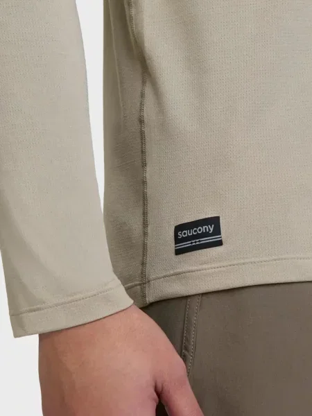 Лонгслів Saucony бежевий