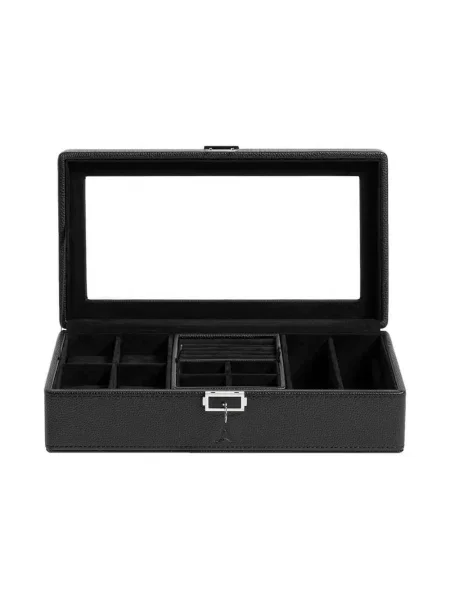 Ceas Manière De Voir din piele negru