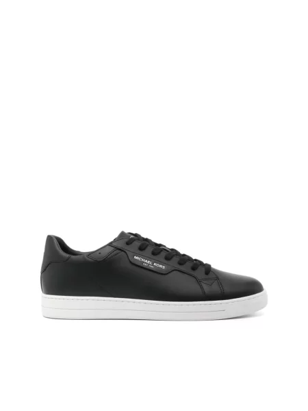 Sneakersy Michael Kors sznurowane skórzane czarne