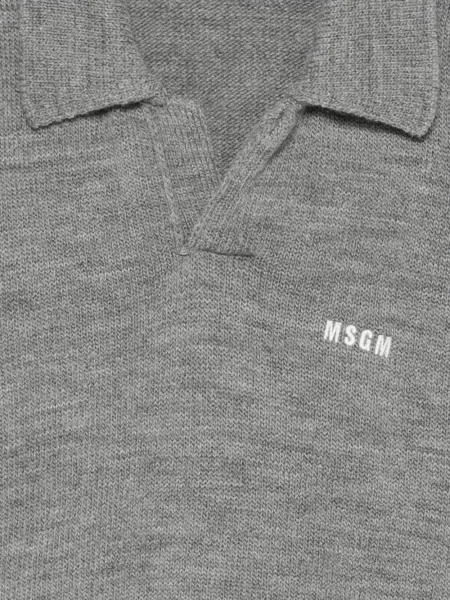 Sweter dziecięcy Msgm szary