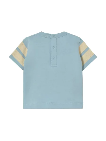 Tinycottons tričko STRIPES LOGO BABY TEE modré