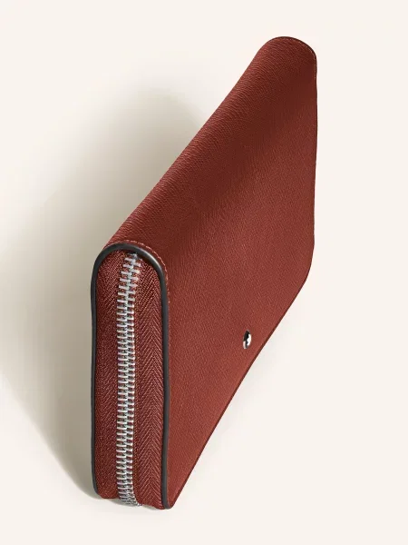 Montblanc Peněženka Saffiano Sartorial hnědá
