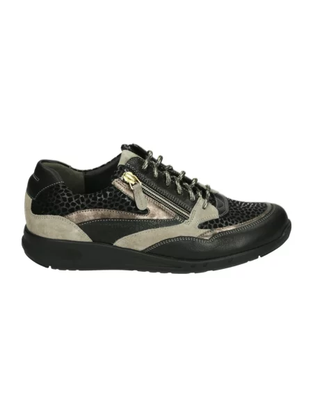 Sneakersy Durea zamszowe czarne