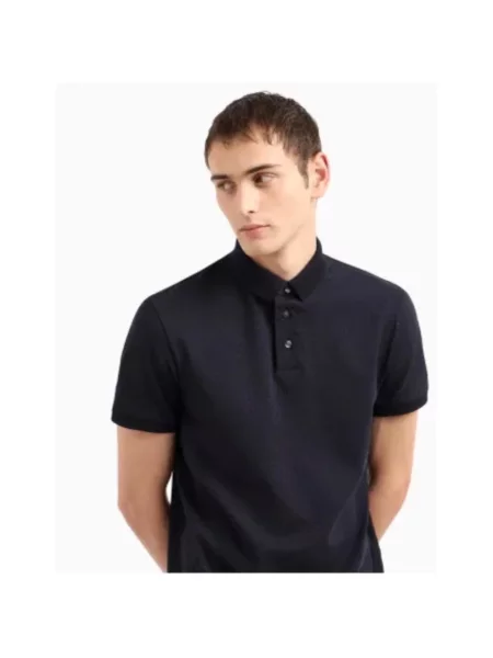 Koszulka polo Emporio Armani niebieska