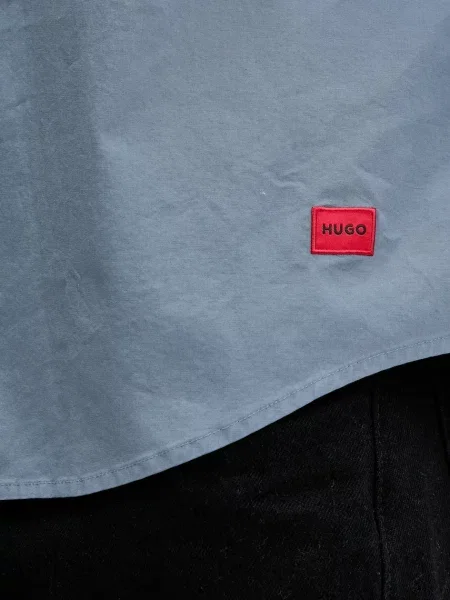 Сорочка HUGO Ermo slim класичний комір чорний