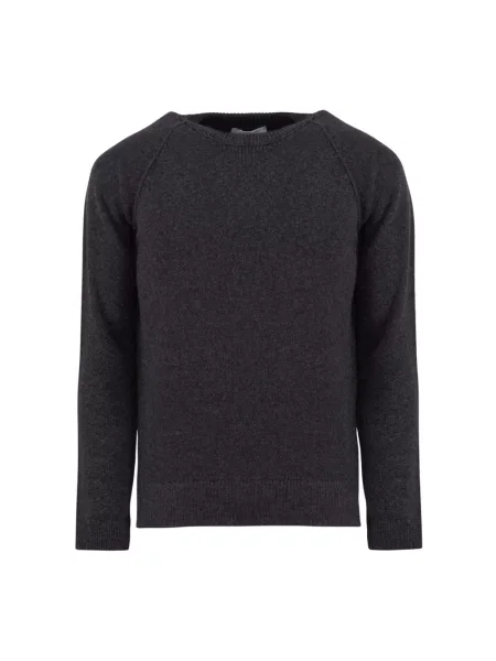 Sweter Stone Island wełniany z kamieniami szary