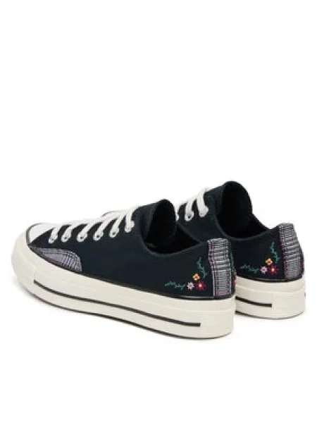 Converse Tornacipő Chuck 70 Varsity Vines fekete