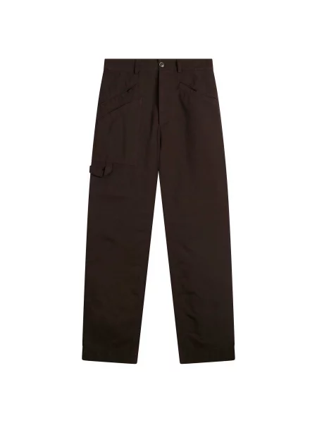 Spodnie cargo Dries Van Noten brązowe