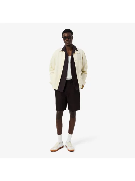 Рубашка Lacoste коричневая