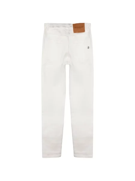 Jeansy skinny dziecięce Dondup białe