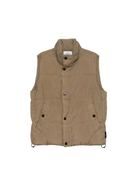 Kamizelka Stone Island z kamieniami brązowa