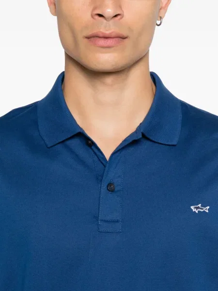 Polo Paul & Shark cu broderie albastru