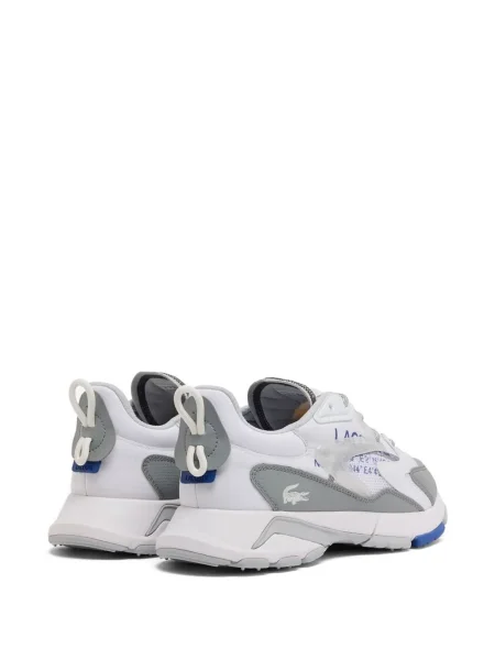 Sneakerși Lacoste cu imagine alb