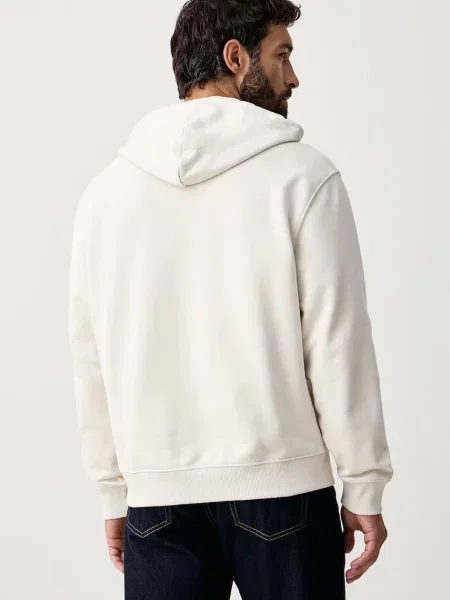 Calvin Klein Jeans bluza z kapturem beżowa
