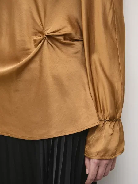 Блузка Answear.LAB однотонна коричневий