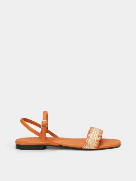 Шкіряне поло Marc O'polo помаранчеве