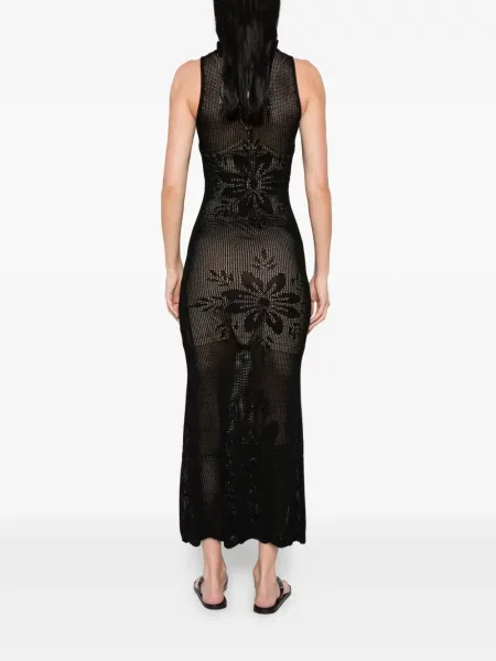 Rochie maxi Twinset de costum negru