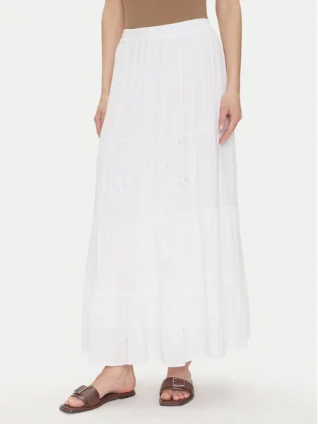 Φούστα maxi ONLY λευκό