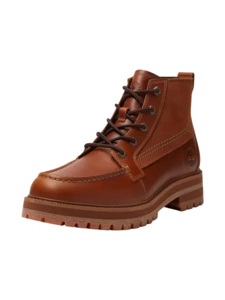 TIMBERLAND Bocanci cu șireturi coniac maro