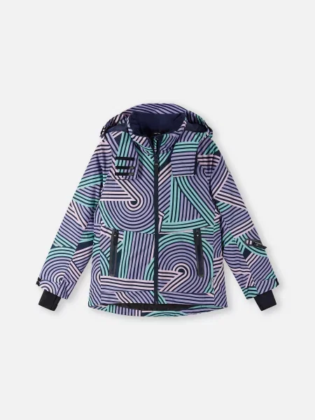 Дитячий Аутдор та гірськолижна куртка REIMA Posio бузковий