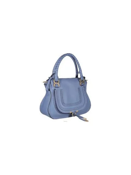Torebka crossbody Chloe skórzana niebieska
