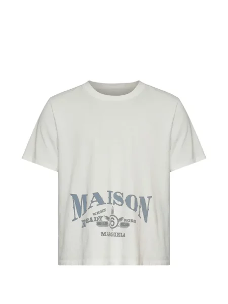 Tricou Mm6 Maison Margiela cu imagine alb