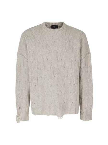 Sweter Represent wełniany brązowy