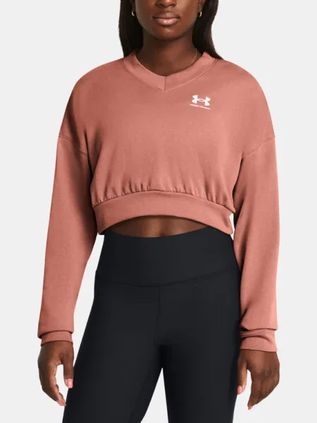 Frottír melegítő felső Under Armour fehér