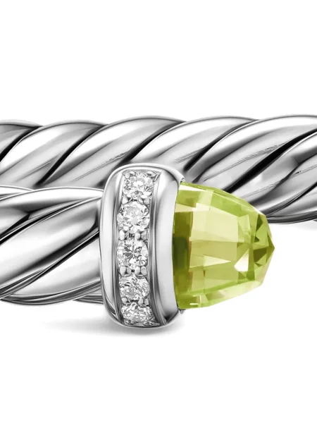 Brăţară David Yurman argintiu