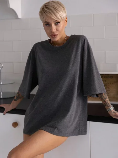 Футболка Leinle темно-сірий сіра