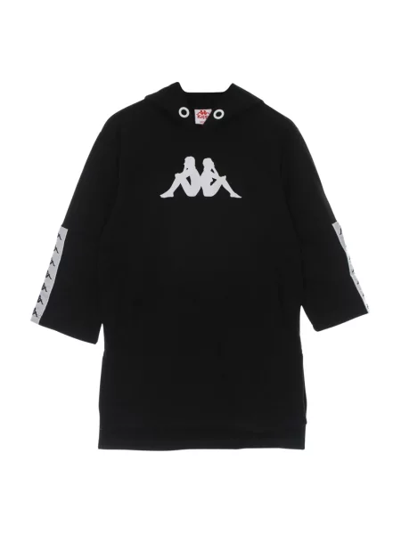 Bluza z kapturem Kappa z kapturem czarna