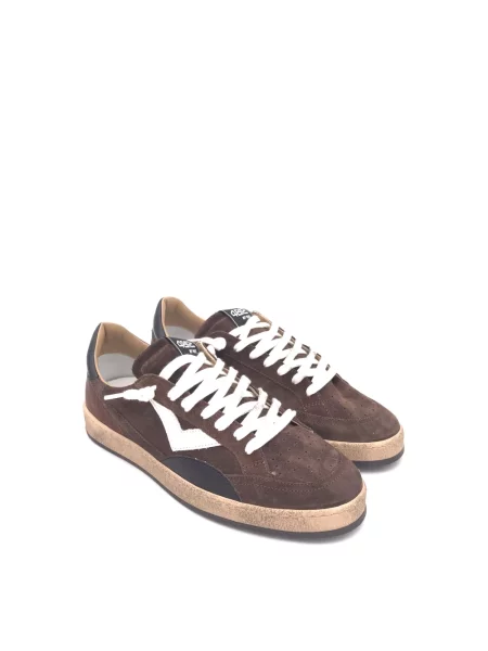 Sneakersy 4b12 brązowe
