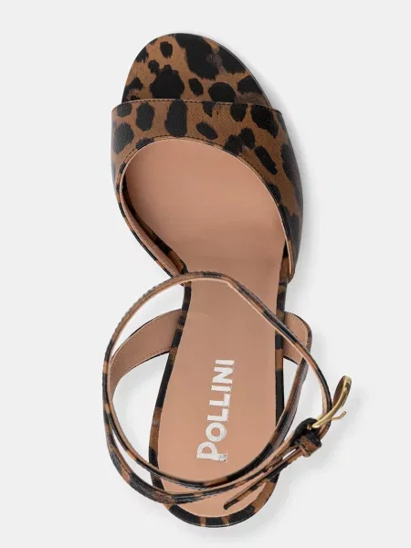 Кожаные босоножки Pollini