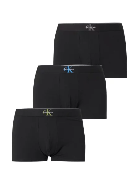 Calvin Klein Underwear Boxeri azur / albastru deschis / verde deschis negru
