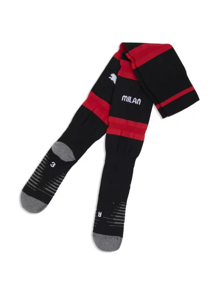 PUMA skarpety w paski AC Milan Odzież czarny