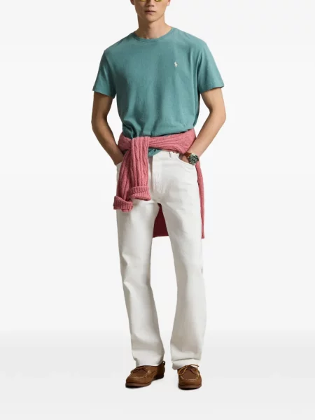 Τρέξιμο polo Polo Ralph Lauren υφαίνω διαγωνίως κλασικό πράσινο