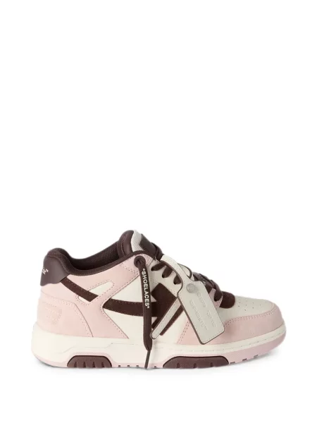 Sneakerși Off-white business alb