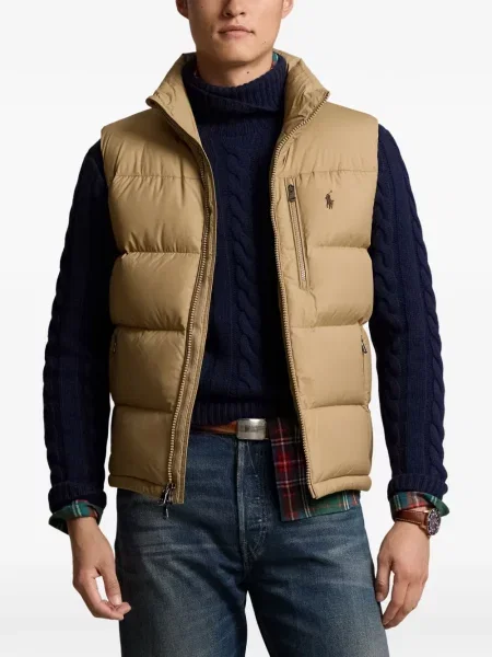 Matlasat tricou polo Polo Ralph Lauren cu decolteu rotund cu autograf roșu