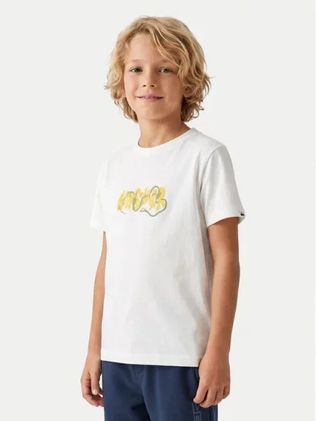Quiksilver Tricou Ev Bloomsday alb