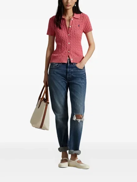 Tricou Polo Ralph Lauren de in scurt cu imagine albastru
